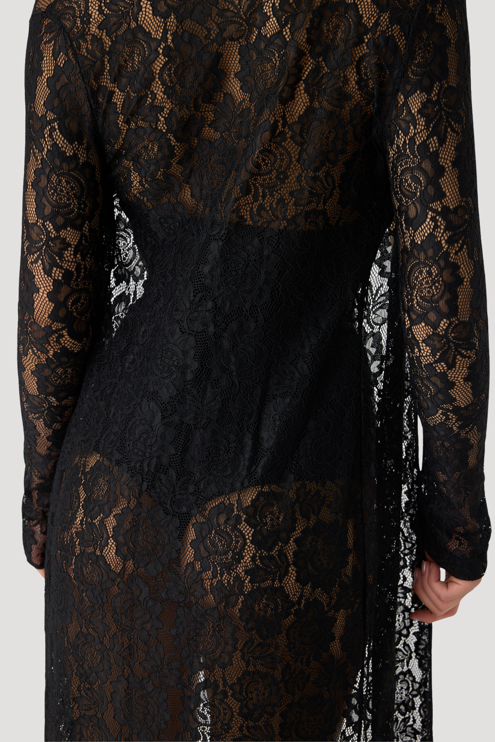 Lace swimsuit coverup