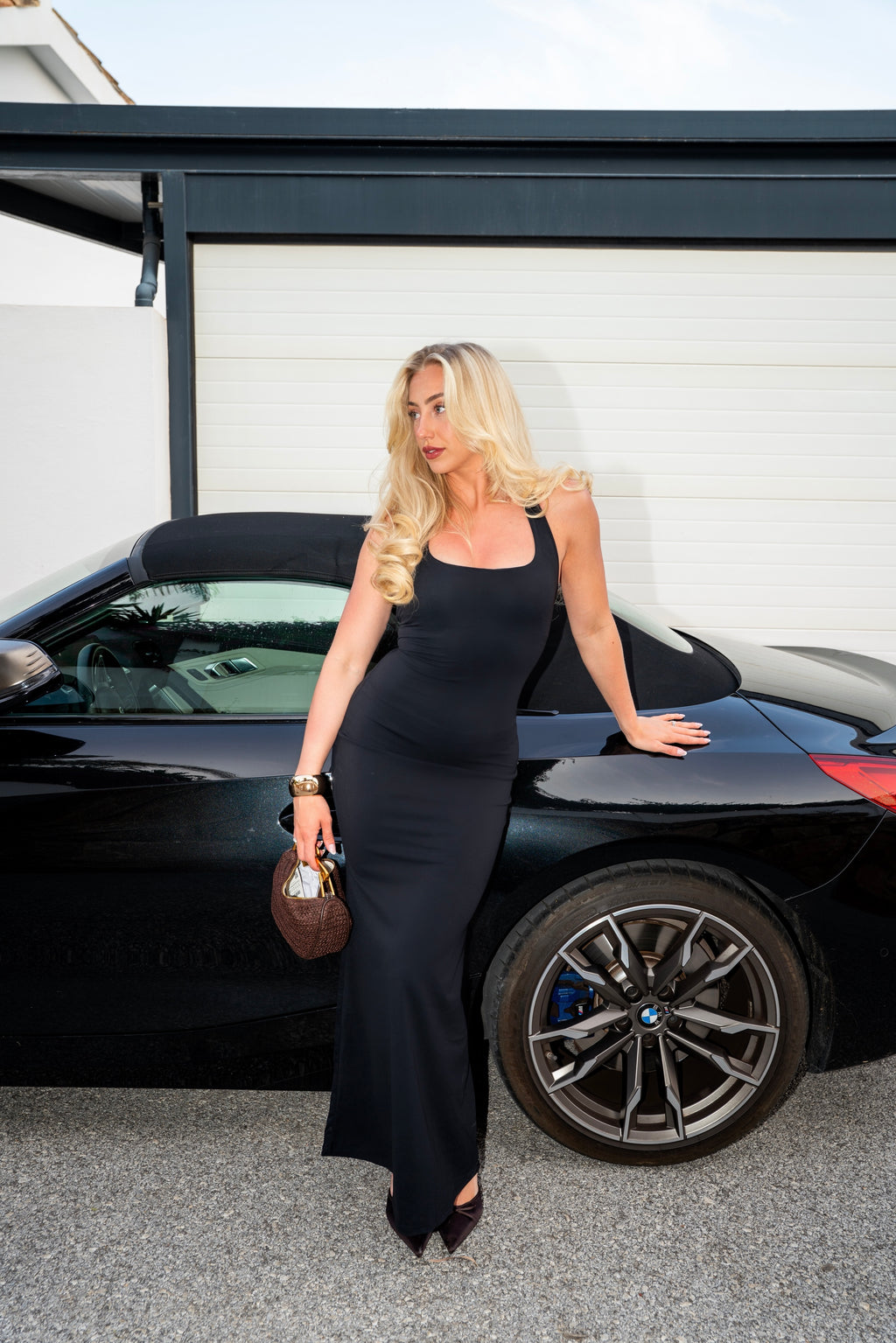 HALTERNECK MAXI DRESS